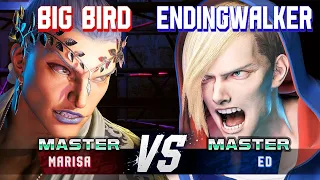 SF6 ▰ BIG BIRD (Marisa) vs ENDINGWALKER (Ed) ▰ High Level Gameplay