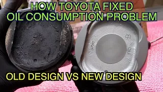How Toyota fixed oil consumption or oil burning issues, Toyota oil burning problem?