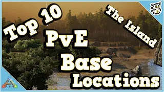 TOP 10 PvE Base Locations - The Island - Ark: Survival Evolved