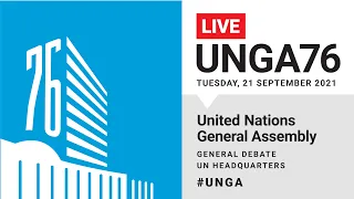 #UNGA76 General Debate Live - (USA, Iran, China, & More) 21 September 2021