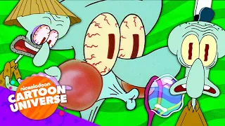 22 Minutes of Squidward Tentacles! 🦑 | SpongeBob | Nickelodeon Cartoon Universe