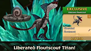 LIBERATED FLOUTSCOUT Max Level 150 Titan Mode - New Exclusive Speed Stinger - Dragons:Rise of Berk