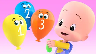 Balloons, Bunnies and colors | Learn with Cuquin