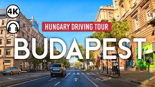 Budapest, Hungary 🇭🇺 Experience the Capital's Charm on a 4K 60fps Driving Tour