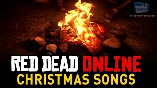 Red Dead Online - All Christmas Songs (Yule Log)