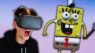 I SCULPTED SPONGEBOB IN VR! (SculptrVR)