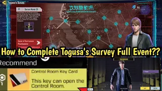 TOGUSA'S SURVEY | How to Complete the Survey + Node 15 Mission Completion - Call of Duty Mobile S7