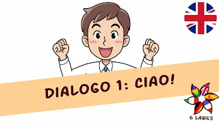 Dialogo 1 - Ciao! (A1)  [Practice Italian for free online] (with subtitles in English)