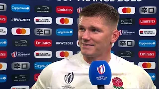 Owen Farrell reacts to heartbreaking semi-final defeat