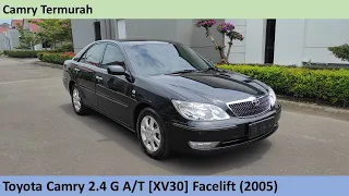 Toyota Camry 2.4 G A/T [XV30] Facelift (2005) review - Indonesia