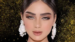 beautiful bridal base and cut crease makeup tutorial 🤩💋💄🔥💯 #shorts #learningwithnk #viral