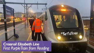 The First #PurpleTrain From Reading