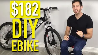 Making a super cheap electric bike (for $182)