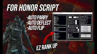 FORHONOR Script Check(Auto Parry Auto Deflect Auto Full block)