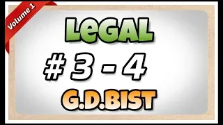 # 3 - 4 | 110 wpm | Legal | G.D.Bist | Volume 1