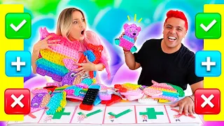 TRADEO DE POP IT!! 🔥 Quién se lleva los mejores Pop Its ?!😱🌈  | Katie Angel