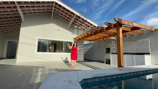 Casa TAMANHO FAMÍLIA 🏡😍👏🏻 03 suítes com piscina em Praia Grande 📌