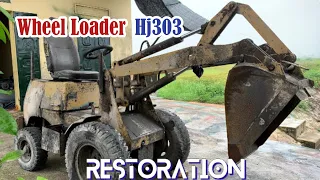 FULL RESTORATION Construction Excavator _ Restore very old Hj303 wheel loader