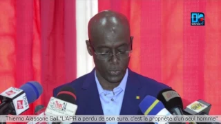 Thierno Alassane Sall : "L'APR a perdu de son aura, c'est la proprièté d'un seul homme