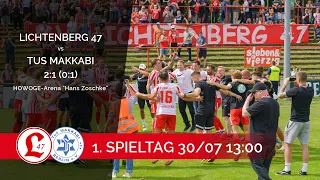 1. Spieltag 2023/24 - 2:1 (0:1) Lichtenberg 47 - TuS Makkabi