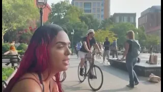 Freestyle in Washington square park