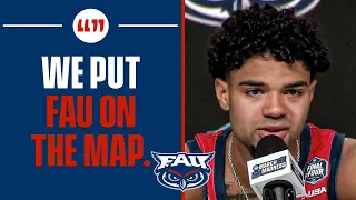 Nick Boyd Speaks on HISTORIC FAU TOURNAMENT RUN As Journey Ends at Final Four | CBS Sports