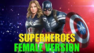 25 Female Version Of Male Superheroes In Marvel And DC Comics