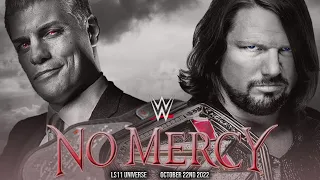 "No Mercy PPV" - WWE 2K22 Universe Mode #142