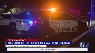 Man shot, killed outside of apartment complex near downtown