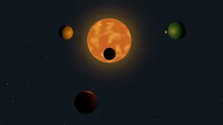 Мастер класс "Солнечная система в 3д" Создание анимации движения 4х планет