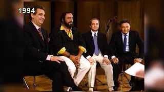 Entrevista a Luciano Pavarotti, José Carreras, Plácido Domingo y Zubin Mehta (1994) | Ricardo Rocha