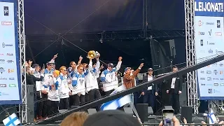 Finland celebrates winning Ice Hockey World Championship 2019 :: Helsinki 27.5.2019