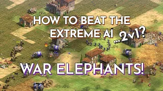 Beat the AOE2 DE Extreme AI - 2v1