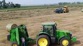 Cole and Brian Struggle to make hay