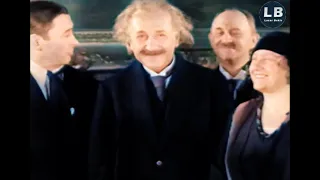 Albert Einstein in USA 1930-1931 [HD COLOR]