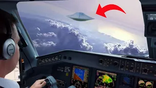 Flight Passenger Filmed A Cylinder Shaped UFO , What Happened Next Shocked Everyone