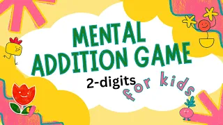 Adding Two Digit numbers | Double digit addition | Mental Addition | Math Games