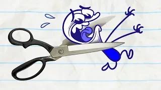 Pencilmate Can't Stop Playing! -in- ROCKS, PAPER, SCISSORS, OH MY! - Pencilmation Cartoons