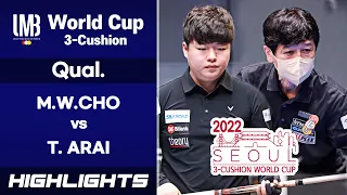 Qual. - 조명우 CHO Myung Woo vs 아라이 타츠오 Tatsuo ARAI. H/L