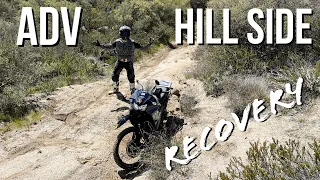 Hill Side Recovery Skill | Adventure Motorcycle Off Road Tip