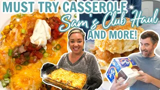 MUST TRY CASSEROLE | EASY WEEKNIGHT MEAL | SAM'S CLUB SHOP WITH ME AND HAUL | QUICK DINNER RECIPES