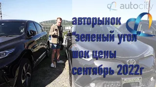 АВТОРЫНОК ЦЕНЫ Шок! Сентябрь 2022г. Авторынок "Зеленый Угол" Владивосток авто Япония