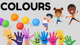 Learn the colours with pictures, learn how to read and recognise words