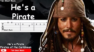 Pirates of the Caribbean Theme - He's a Pirate Guitar Tutorial