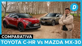 Toyota C-HR (2024) vs Mazda MX-30 E RV: ¿cuál es la MEJOR opción? | Prueba | Diariomotor