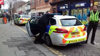 Uk police arresting girl