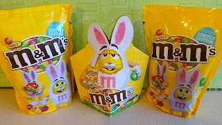 Limited Edition Easter M&M's Candy Pack and Character Dispenser Set