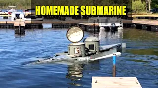Homemade Submarine Dive Trial - Throwback!