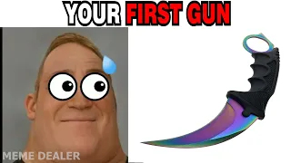Mr Incredible Becoming Scared (Your First Gun)