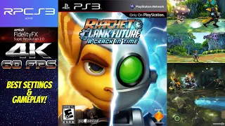 Ratchet & Clank Future: A Crack in Time Settings/Gameplay RPCS3 FidelityFX 4K 60FPS 12700K 6900XT